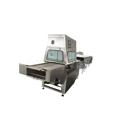 Dobra cena. 220V/380V 50/60Hz Chocolate Enrober Machine with 200-300 kg per Hour Capacity for Wafer Cookies & Biscuits w Internecie