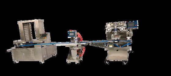 Dobra cena. Automated Chicken Breast Dog Food Encrusting Line | Integrated with Cutter & Tray Arranger w Internecie